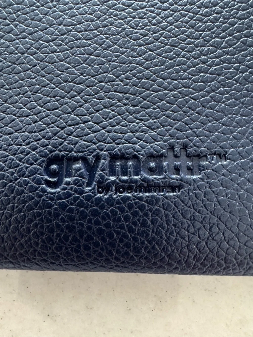 Vegan Leather Zipper Pouch